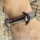 Hand Crafted Namaste Adjustable Rope Colored Anchor Nautical Bracelet FREE Gifts