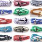 Hand Crafted Namaste Adjustable Rope Colored Anchor Nautical Bracelet FREE Gifts