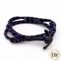 Hand Crafted Namaste Adjustable Rope Colored Anchor Nautical Bracelet FREE Gifts