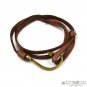 Namaste Hand Crafted Adjustable Leather Fish Hook Nautical Bracelet FREE Gifts