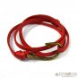 Namaste Hand Crafted Adjustable Leather Fish Hook Nautical Bracelet FREE Gifts