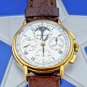 Serviced Ed Heuer Cie Moonphase Chronograph 125th Anniversary Edition Lemania