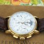 Serviced Ed Heuer Cie Moonphase Chronograph 125th Anniversary Edition Lemania