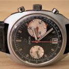 Serviced Vintage Enicar Big Eye Chronograph Watch Valjoux 23 Tropical Dia Sherpa