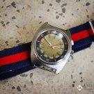 Rare Vintage Cisne Super Compressor Diving Diver Manual Watch 17 Jewel Date
