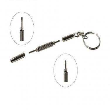 Mini Pocket Keychain Screwdriver Watch Repair Tool