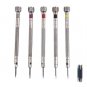 5 Piece Precision Flat Blade Slotted Screwdriver Set For Watch Repair Table Tool