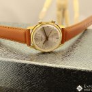 1960's Vintage Serviced Benrus Wrist Alarm Manual Gold Fill SunBurst Dial Watch