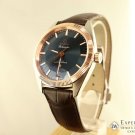 Omega Constellation Globemaster Sedna Gold Steel Watch 130.20.39.21.03.001 Blue