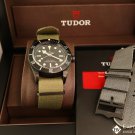 TUDOR Black Bay Dark 79230DK 41mm Black Nato Automatic Box and Papers Free Strap
