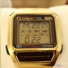 Vintage 1984 Omega SeaMaster Chronograph SensorQuartz. Box and papers Gold
