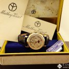 Vintage Serviced Mathey Tissot Chronograph Valjoux 88 Day Date MoonPhase 14K