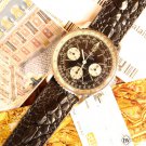 Vintage Serviced Breitling Navitimer 806 1966 Panda Dial Pilot CPO Watch Two Jet