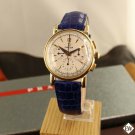 Vintage Rare Omega 2439 Chronograph 14K Gold 1949/50 Cal 321 Box Pre SpeedMaster