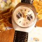 Vintage Breitling REF.592 DATORA Chronograph Watch Cir 1972 Date Valjoux 7734