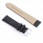 Retro PU Leather Watch Strap Band Metal Buckle Black & Brown 16MM to 22 MM W/Gra