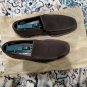 TOD'S Men's Dark Brown Suede Leather Loafers Shoes 5.5 IT 6.5 US made in ITALY