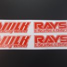 Volk Racing Rays Engineering Replacement Wheel Decals Stickers