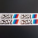 SSR Wheels Replacement Wheel Decals Stickers