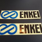 2pc ENKEI Stickers Reflective Racing Decals for JDM Cars