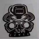 Large JDM Power Domo Sticker Racing Decal for JDM Honda Nissan Mitsubishi