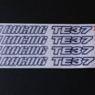 Volk Racing TE37 Replacement Wheel Decals Stickers