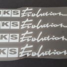 4pc HKS Stickers Decals for JDM Cars