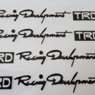4pc TRD Stickers Decals for JDM Cars