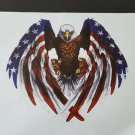 Large JDM American Eagle‎ Sticker Racing Decal for JDM Honda Nissan Mitsubishi