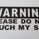 Large JDM WARNING Sticker Racing Decal for JDM