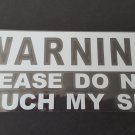 Large JDM WARNING Sticker Racing Decal for JDM