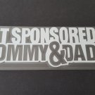JDM NOT SPONSORED Sticker Racing Decal for JDM
