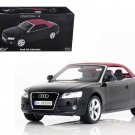 2009 Audi A5 Convertible Brilliant Black 1/18 Diecast Model Car by Norev