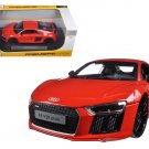 Audi R8 V10 Plus Orange 1/18 Diecast Model Car by Maisto
