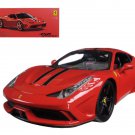 Ferrari 458 Red Special  Signature Series 1/18 Diecast Model Car by Bburago