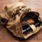 Artsivaris Army Military Waterproof Canvas Laptop Bag 14" School Campus Backpack