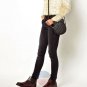 Stylish Leather Women Messenger Cat Ears Shoulder Bag Round Handbag Small Purse