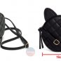 Stylish Leather Women Messenger Cat Ears Shoulder Bag Round Handbag Small Purse