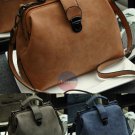 Artsivaris Women Leather Handbag Vintage Travel Casual Doctor Bag Clutch Satchel