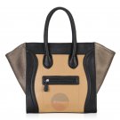 Artsivaris NEW Fashion Women Leather Handbag Vintage Gold Purse Travel Tote Bag