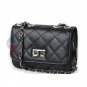 Artsivaris Women Leather Small Handbag Casual Quilted Messenger Bag Purse