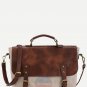 Artsivaris NEW Vintage Medium Satchel Leather Travel College Messenger Bag