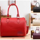 Stylish Women Tote Leather Barrel Handbag Casual Messenger Travel Shopper Bag