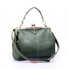Women's Retro Vintage Leather Messenger Bag Stylish Shoulder Bag Clutch Handbag