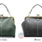Women's Retro Vintage Leather Messenger Bag Stylish Shoulder Bag Clutch Handbag