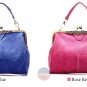 Women's Retro Vintage Leather Messenger Bag Stylish Shoulder Bag Clutch Handbag