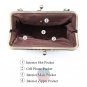 Women's Retro Vintage Leather Messenger Bag Stylish Shoulder Bag Clutch Handbag