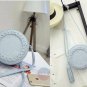 Artsivaris Fashion Round Small Leather Shoulder Bag Tassel Crossbody Messenger
