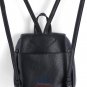 Artsivaris Black Leather Women Backpack Casual Travel Fashion Book Bag Satchel