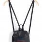 Artsivaris Black Leather Women Backpack Casual Travel Fashion Book Bag Satchel